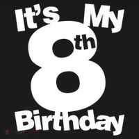 8th Birthday Shirt. Its My 8th Birthday 8 Year Old Birthday TShirt Visor thumb 3