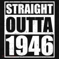 80th Birthday Straight Outta 1946 Ladies PosiCharge Tri-Blend Wicking Tank thumb 2