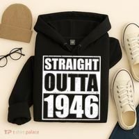 80th Birthday Straight Outta 1946 Hoodie thumb 4