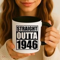 80th Birthday Straight Outta 1946 Coffee Mug thumb 3