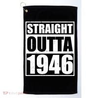 80th Birthday Straight Outta 1946 Golf Towel thumb 0