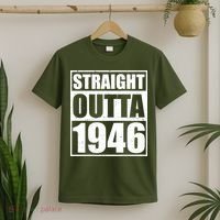 80th Birthday Straight Outta 1946 T-Shirt thumb 2