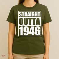 80th Birthday Straight Outta 1946 T-Shirt thumb 4