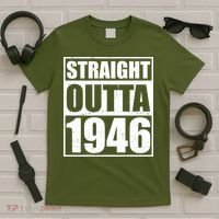 80th Birthday Straight Outta 1946 T-Shirt thumb 5