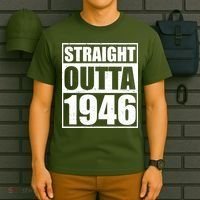 80th Birthday Straight Outta 1946 T-Shirt thumb 6