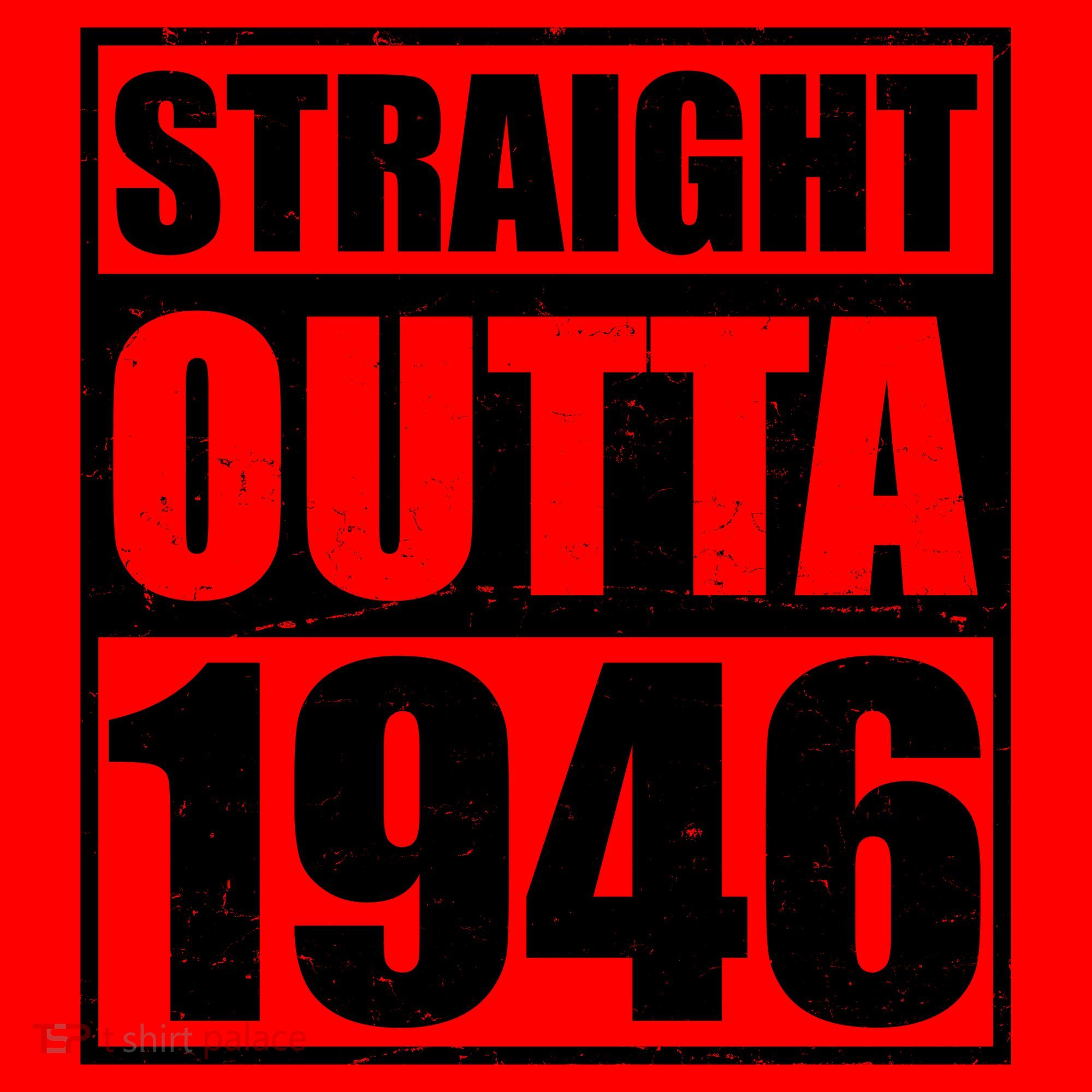 80th Birthday Straight Outta 1946 Santa Hat