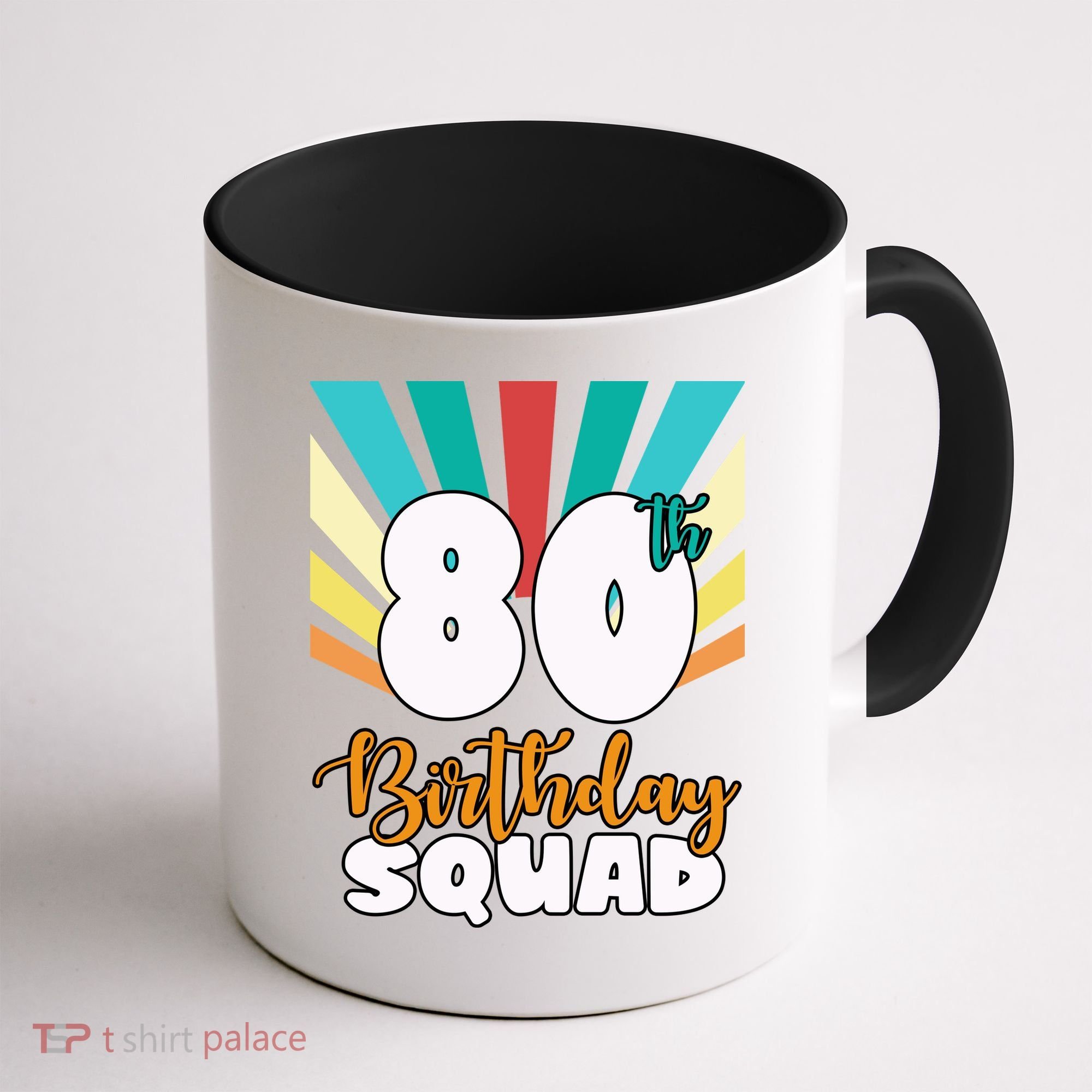 80th Birthday Squad 80 Years Old Coffee Mug