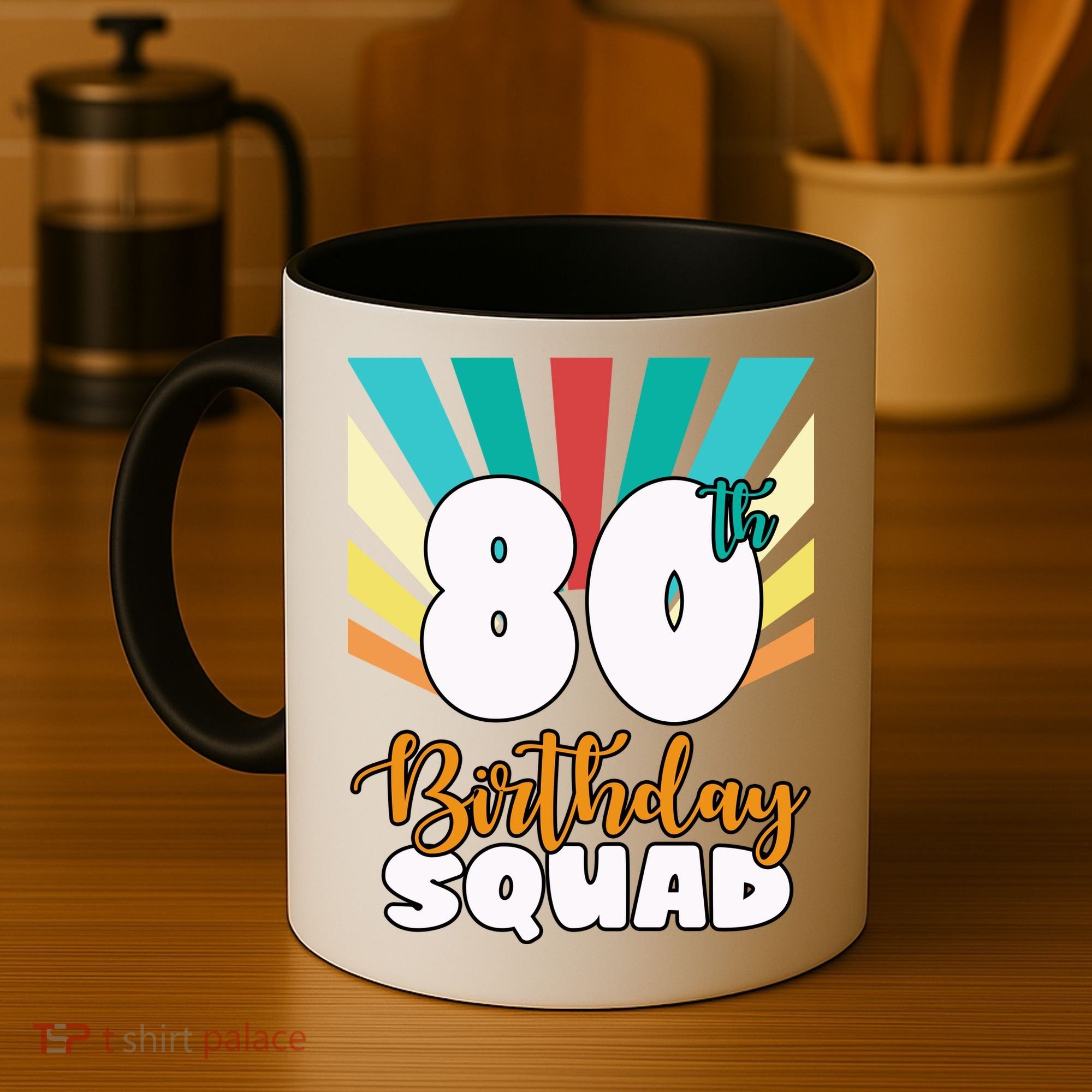 80th Birthday Squad 80 Years Old Coffee Mug