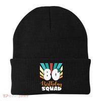 80th Birthday Squad 80 Years Old Beanie thumb 0