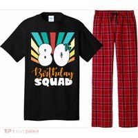 80th Birthday Squad 80 Years Old Pajama Set thumb 0