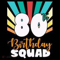 80th Birthday Squad 80 Years Old Ornament thumb 1