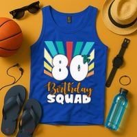 80th Birthday Squad 80 Years Old Tank Top thumb 4