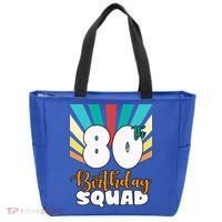 80th Birthday Squad 80 Years Old Tote Bag thumb 0