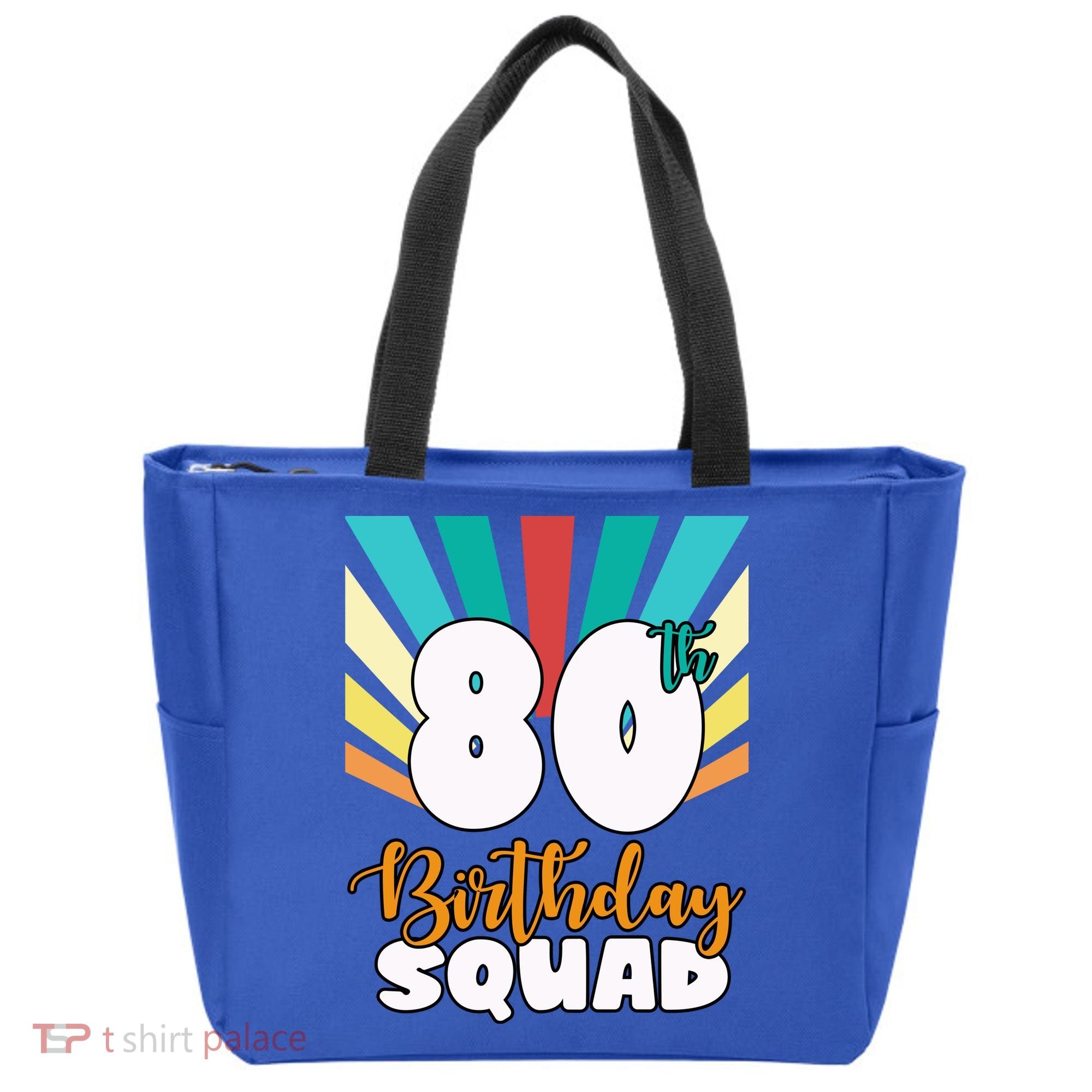 80th Birthday Squad 80 Years Old Tote Bag