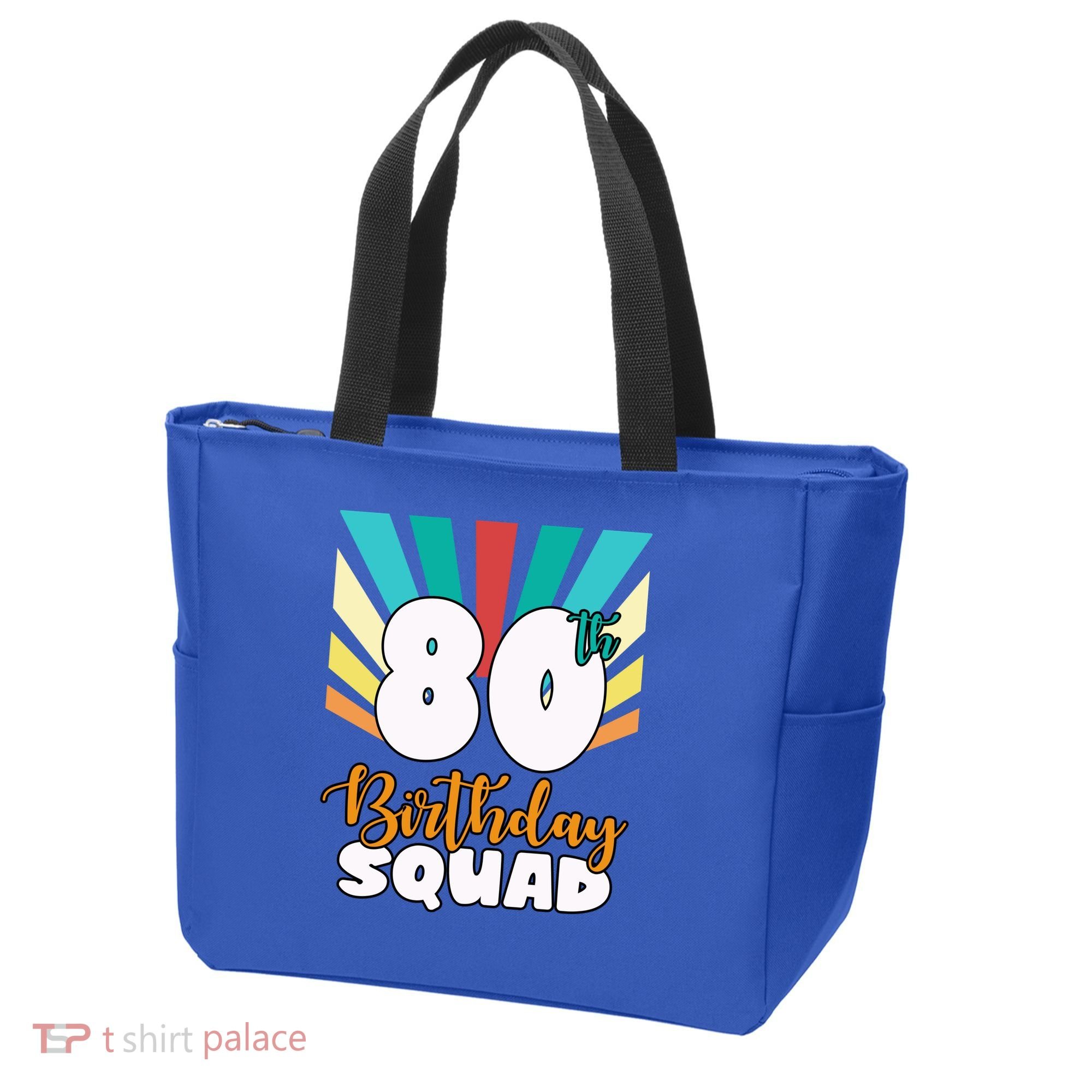 80th Birthday Squad 80 Years Old Tote Bag