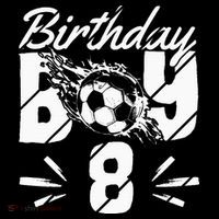 8th birthday soccer fan Bucket Hat thumb 4