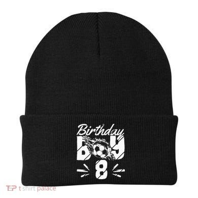 8th birthday soccer fan Beanie