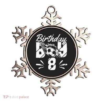 8th birthday soccer fan Ornament