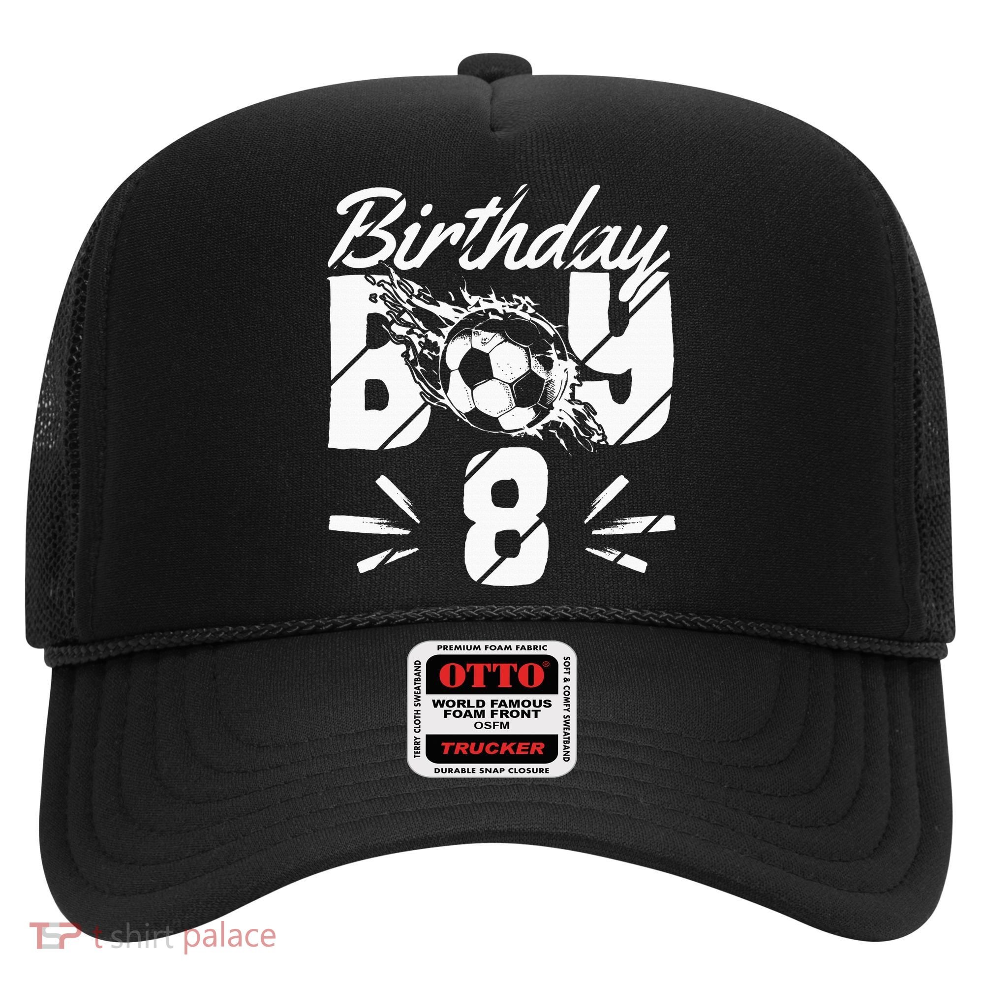 8th birthday soccer fan Hat