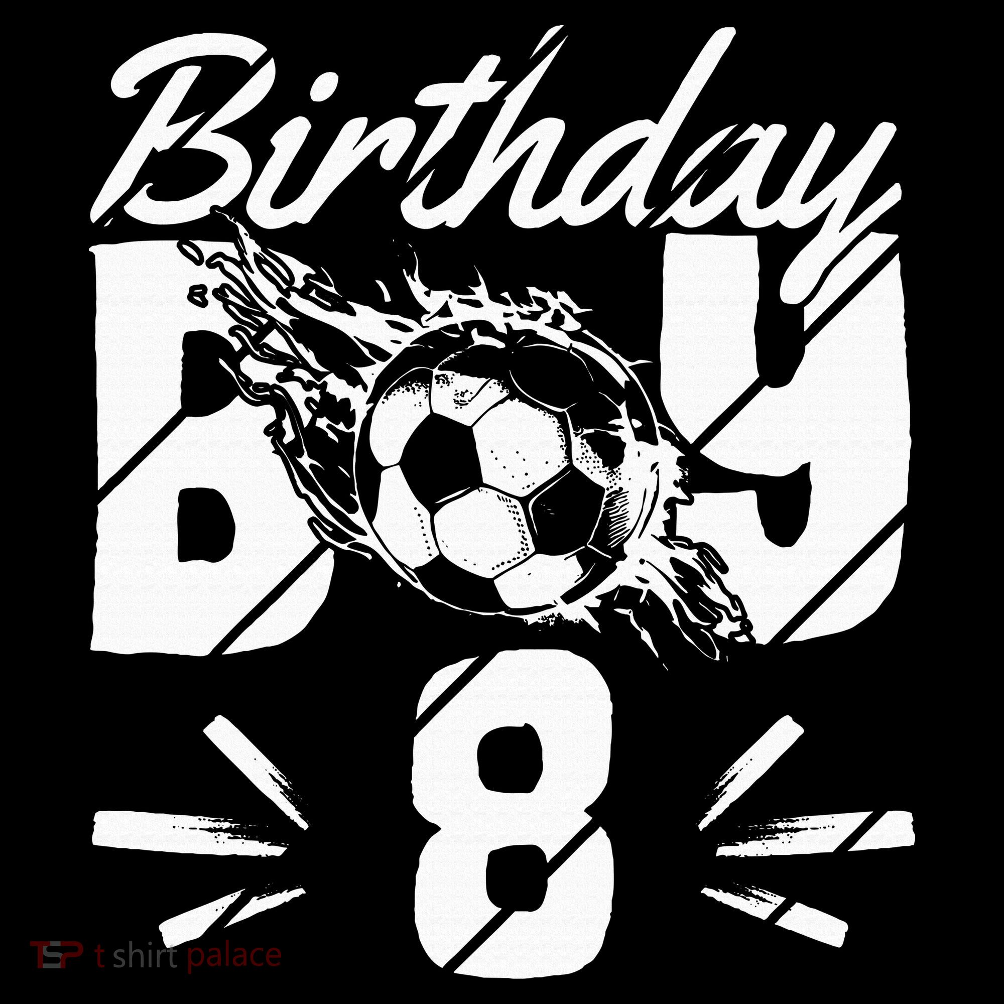 8th birthday soccer fan Kids Sweatshirt