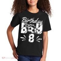 8th birthday soccer fan Kids T-Shirt thumb 2