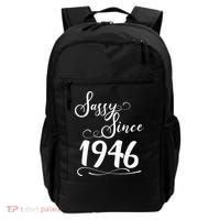 80th Birthday Sassy Since 1946 Backpack thumb 0
