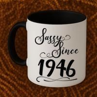 80th Birthday Sassy Since 1946 Coffee Mug thumb 2