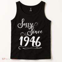 80th Birthday Sassy Since 1946 Tank Top thumb 2