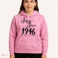 80th Birthday Sassy Since 1946 Hoodie thumb 5