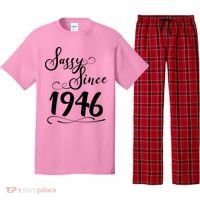 80th Birthday Sassy Since 1946 Pajama Set thumb 0
