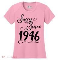 80th Birthday Sassy Since 1946 Women's Cooling Performance Crew T-Shirt thumb 0