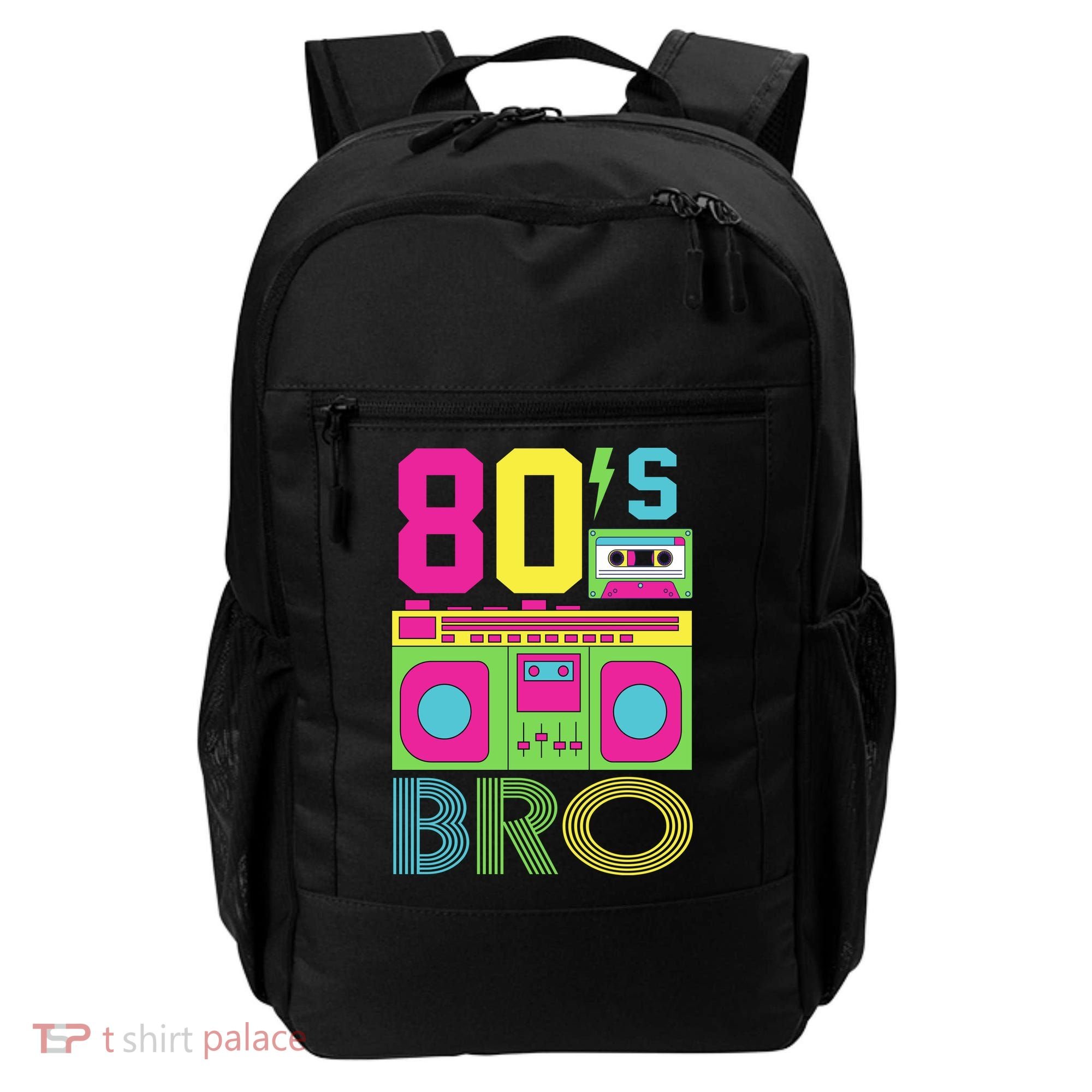 80s Bro Theme Party Retro Music Backpack