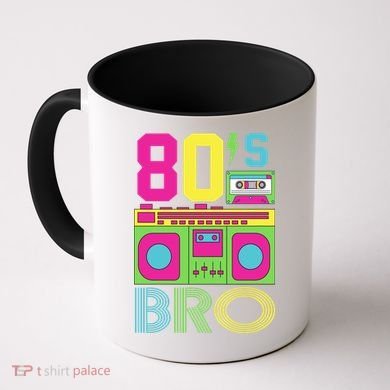 80s Bro Theme Party Retro Music Coffee Mug
