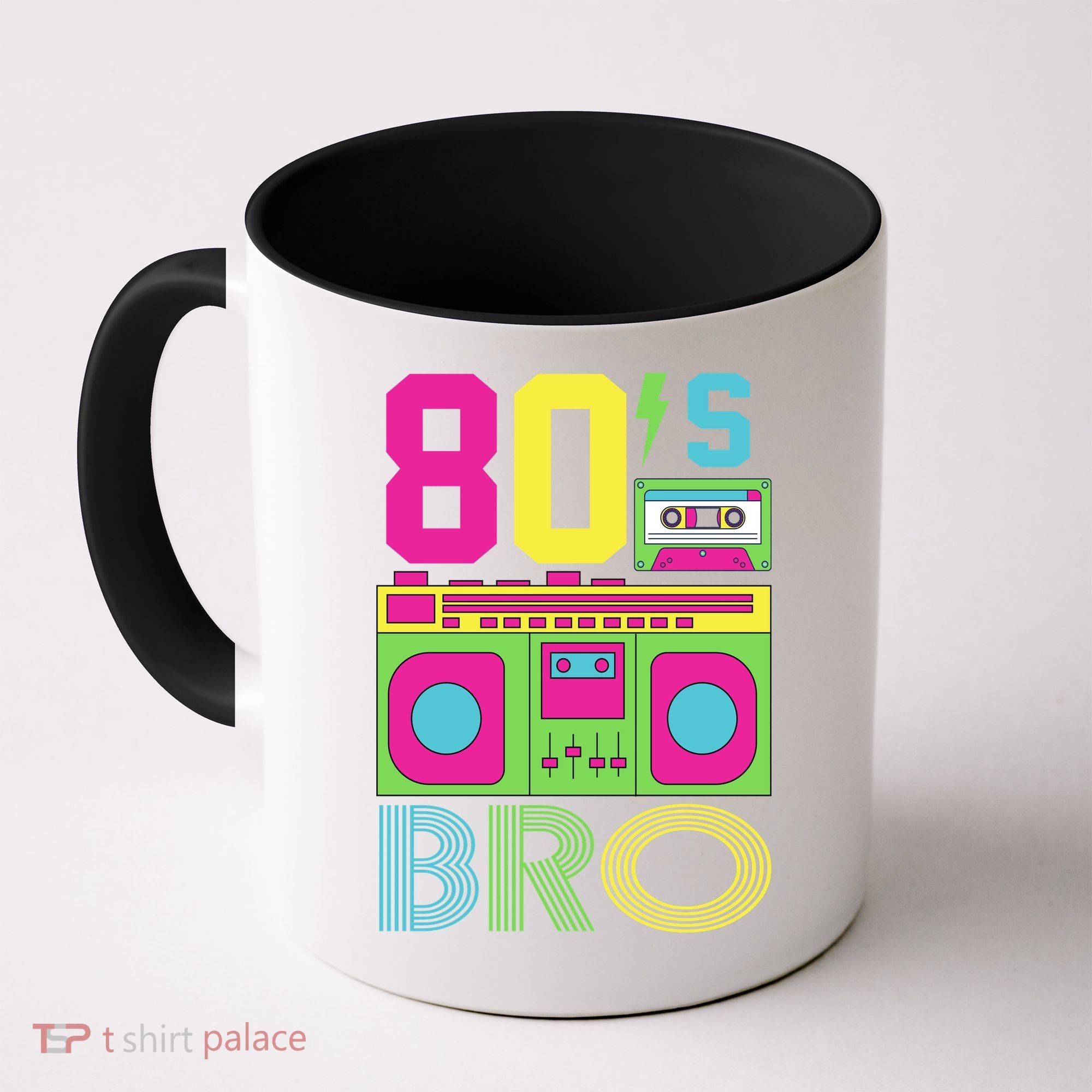 80s Bro Theme Party Retro Music Coffee Mug