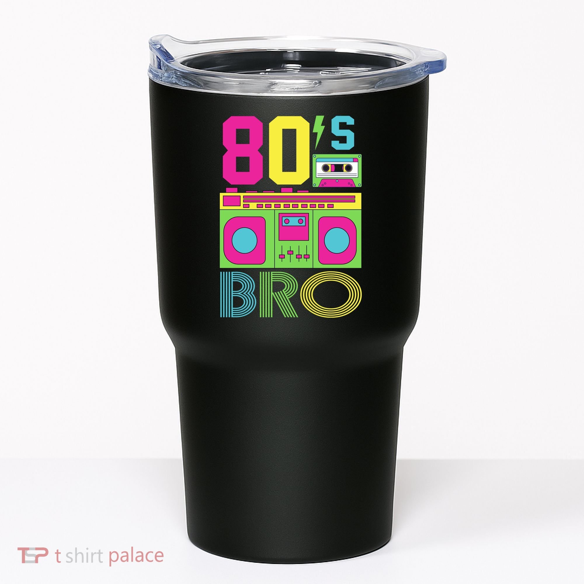 80s Bro Theme Party Retro Music Tumbler