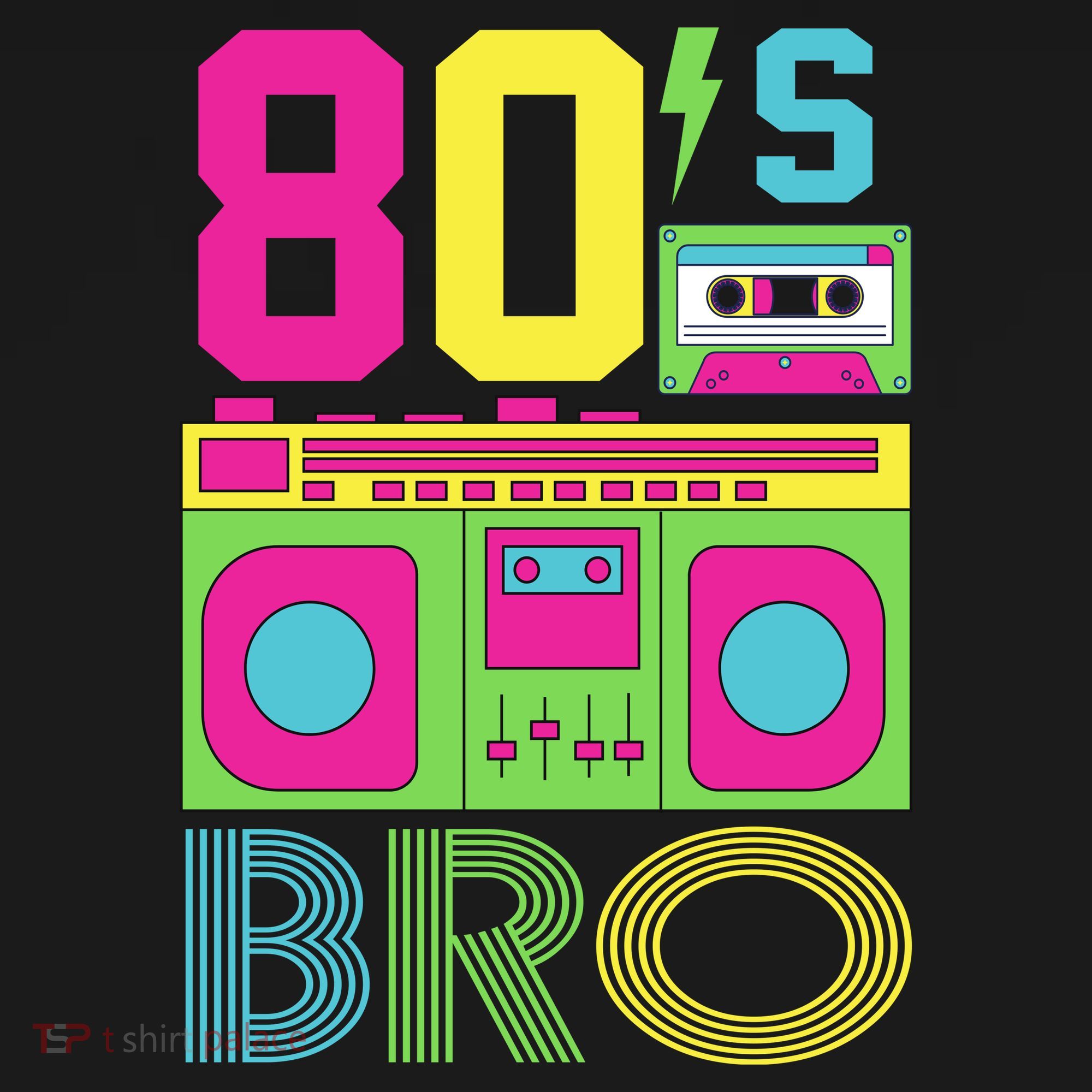 80s Bro Theme Party Retro Music Women's Tank Top