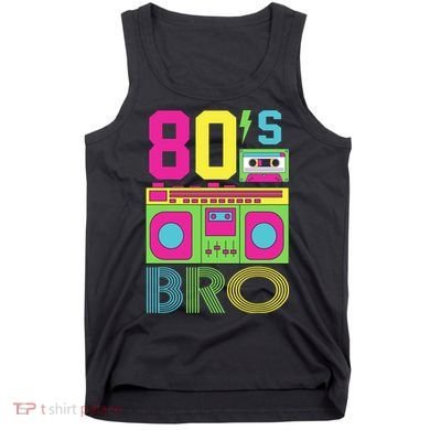 80s Bro Theme Party Retro Music Tank Top