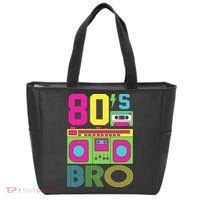 80s Bro Theme Party Retro Music Tote Bag thumb 0