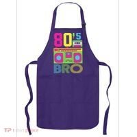 80s Bro Theme Party Retro Music Apron thumb 0