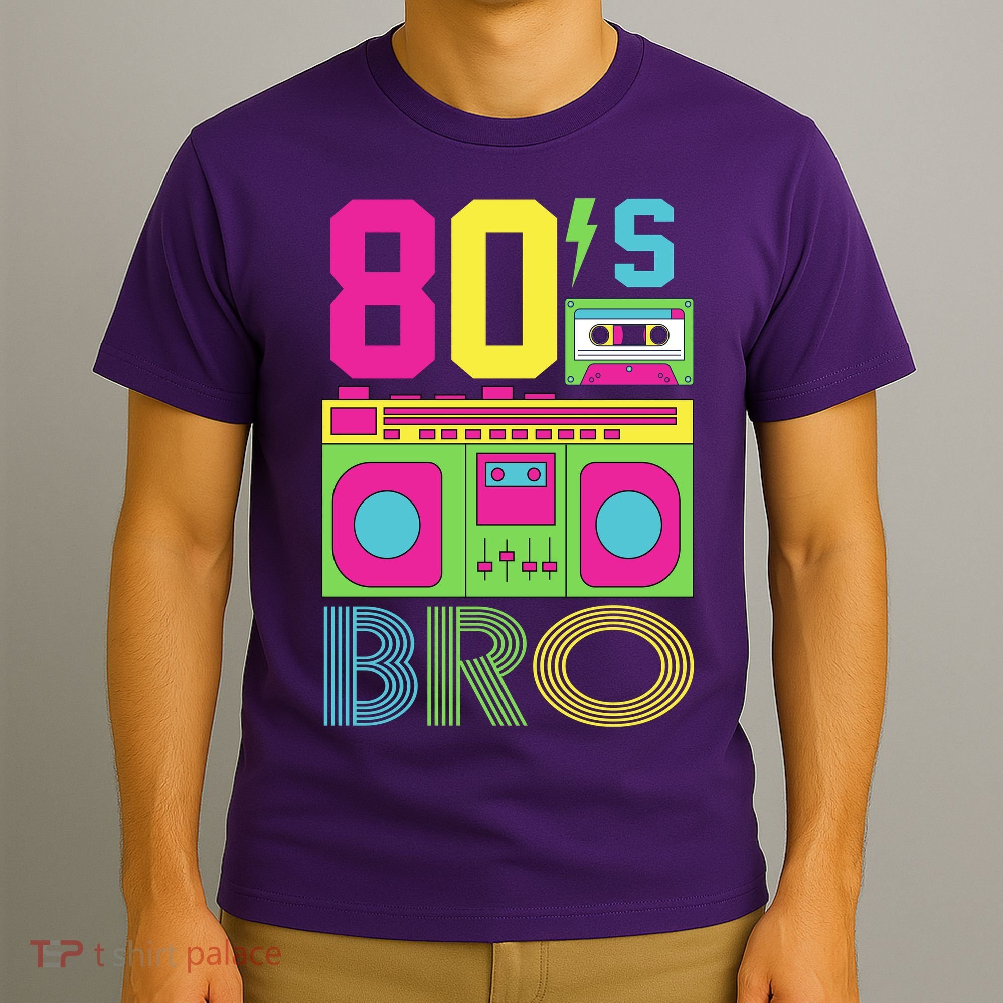 80s Bro Theme Party Retro Music T-Shirt