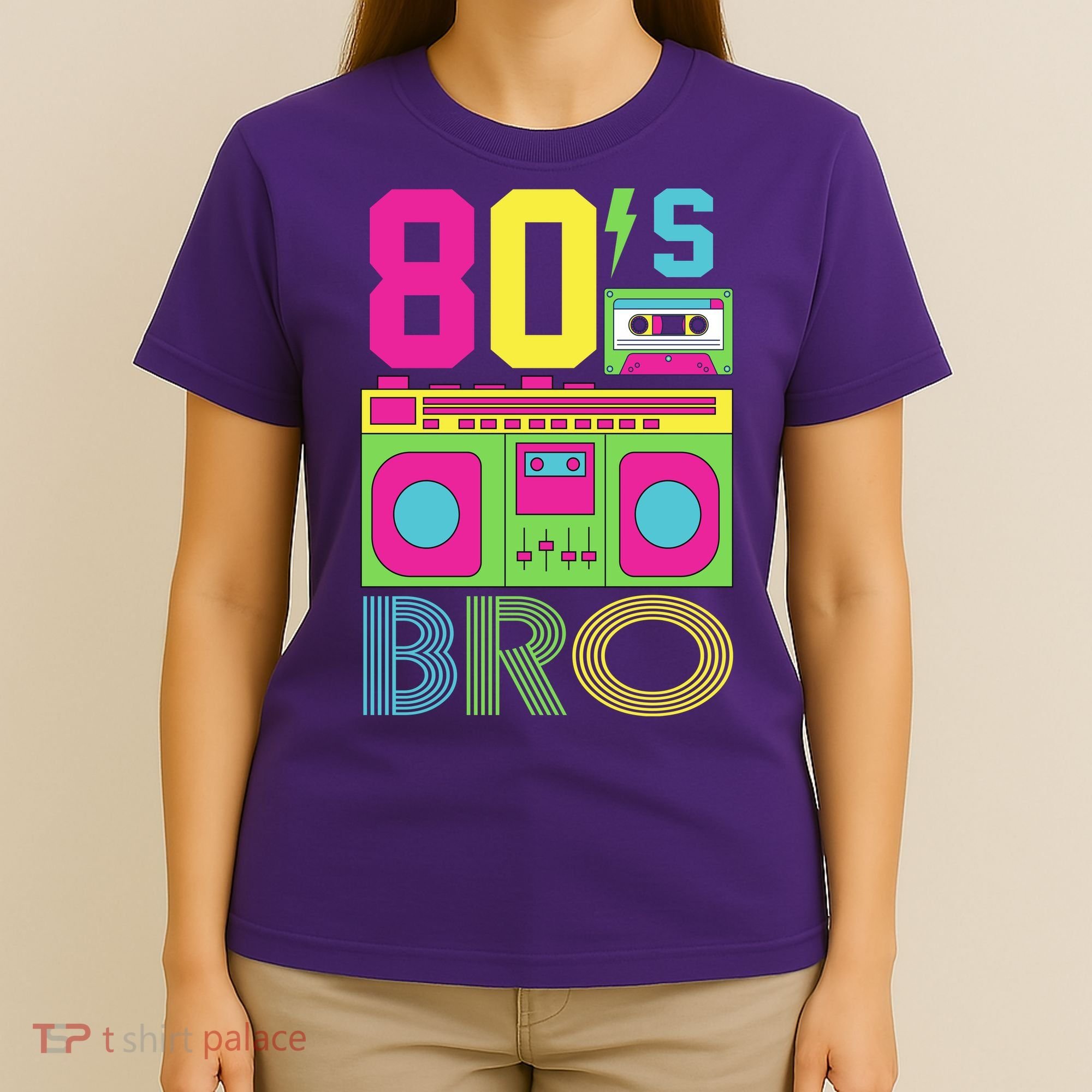 80s Bro Theme Party Retro Music T-Shirt