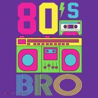 80s Bro Theme Party Retro Music Mousepad thumb 1