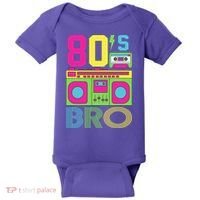 80s Bro Theme Party Retro Music Baby Bodysuit thumb 0