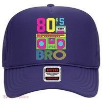 80s Bro Theme Party Retro Music Hat thumb 0