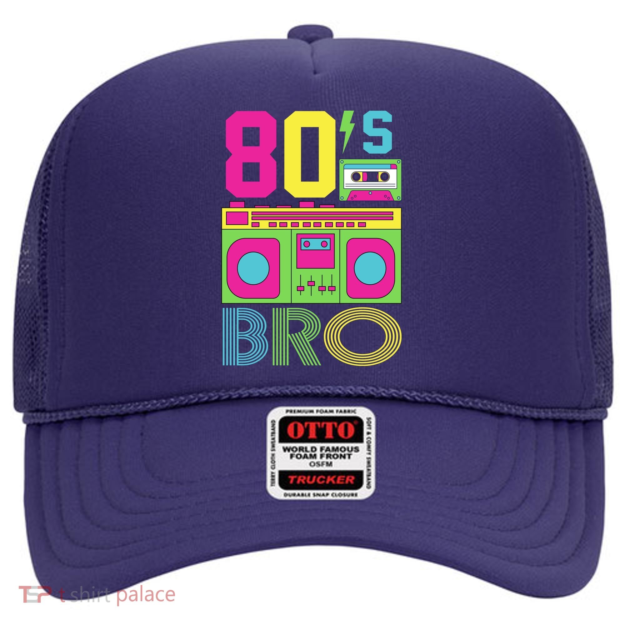 80s Bro Theme Party Retro Music Hat