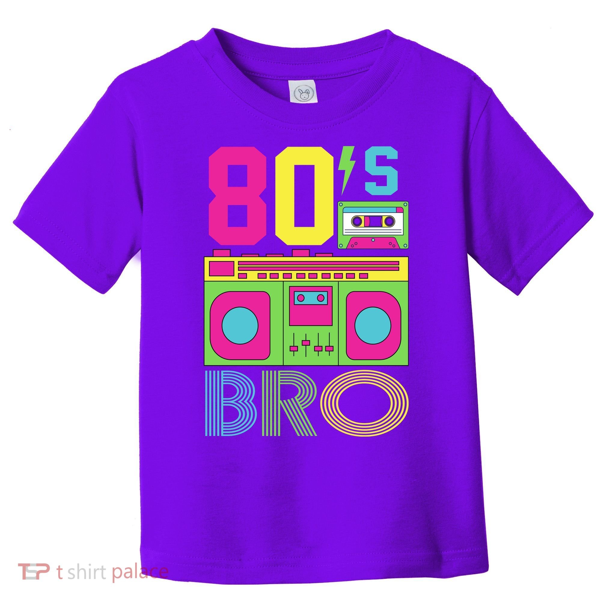 80s Bro Theme Party Retro Music Toddler T-Shirt