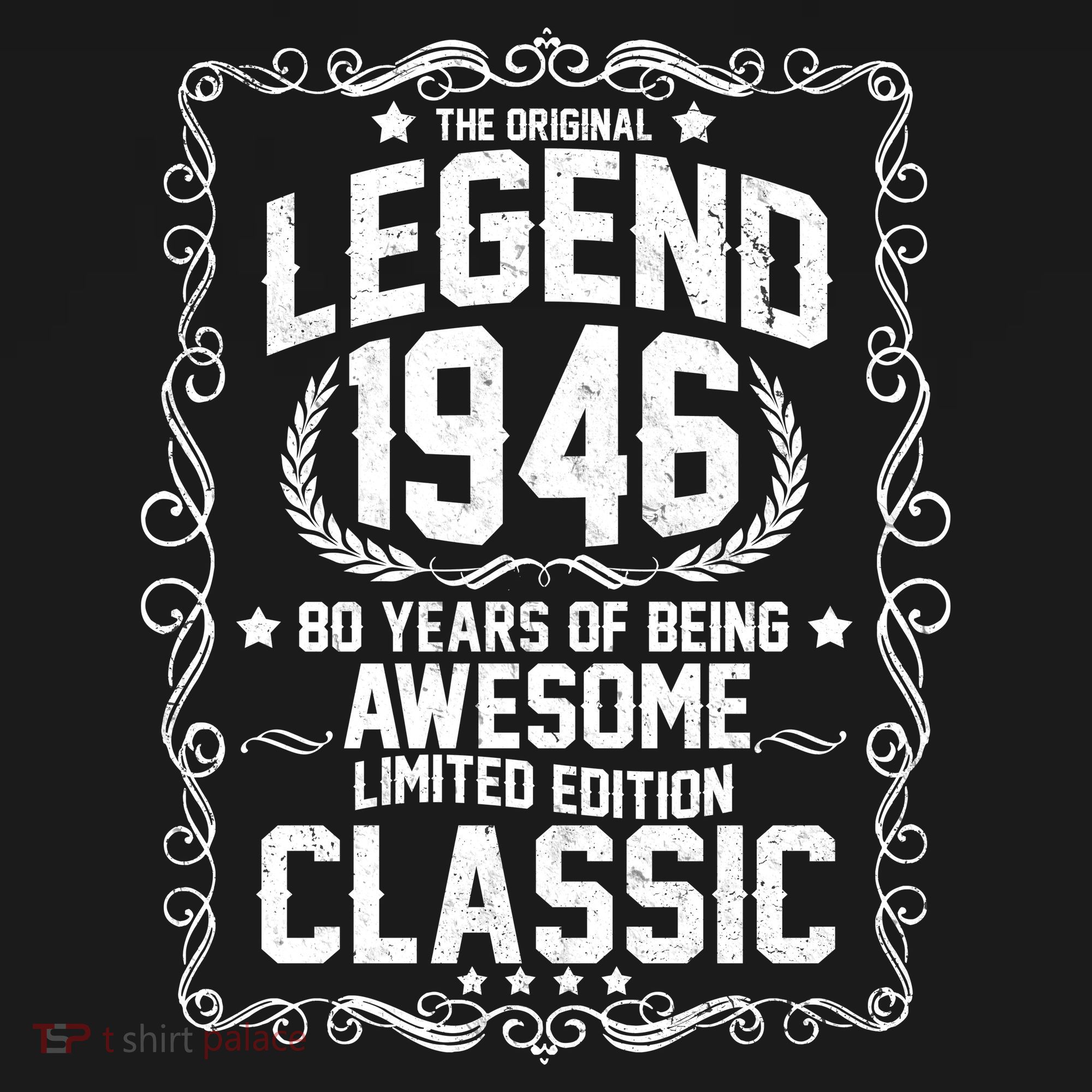 80th Birthday The Original Legend 1946 Awesome Classic  Women's Hoodie