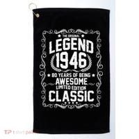 80th Birthday The Original Legend 1946 Awesome Classic  Golf Towel thumb 0
