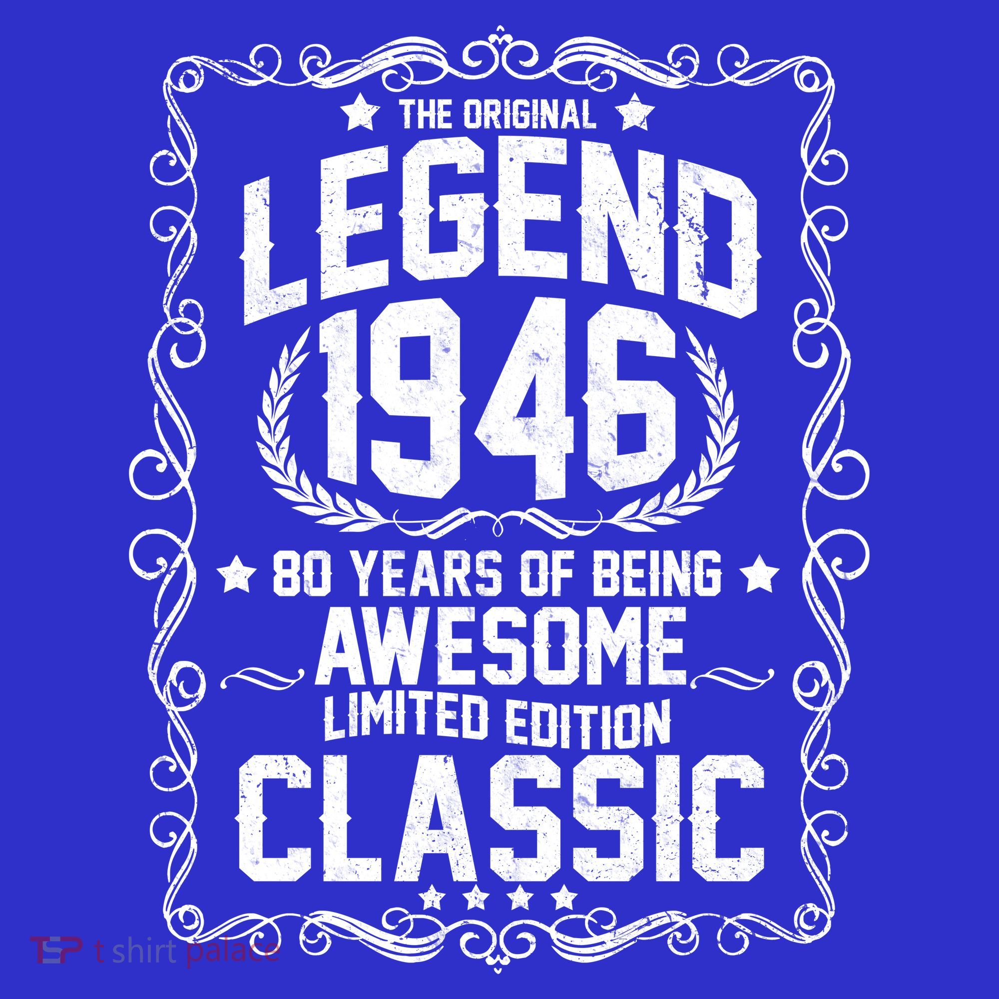 80th Birthday The Original Legend 1946 Awesome Classic  Mousepad
