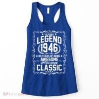 80th Birthday The Original Legend 1946 Awesome Classic  Women's Tank Top thumb 0